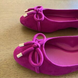 New in Box Vince Camaro Maysa Bow Leather Ballet Shoes